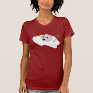 Schmelzender Schneemann T-Shirt