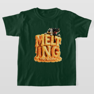 Schmelzendes T-Shirt zu Warm Lustig