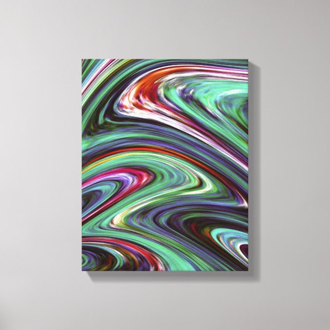 Schmelzfarben ~ 14x11 / .75" Dicke Leinwanddruck (Vorderseite)