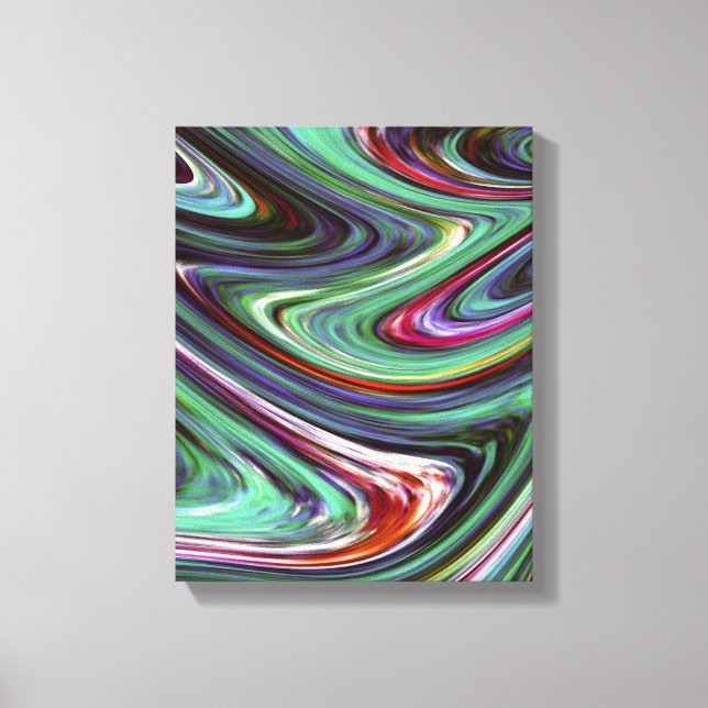 Schmelzfarben ~ 14x11 / .75" Dicke Leinwanddruck (Vorderseite)