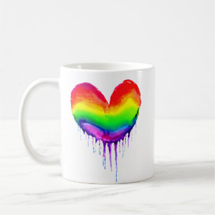 Schmelzherz Liebe Liebe LGBTQIA+ Kaffeetasse