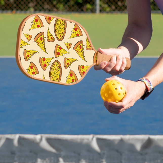 Schmelzkäse Pizza Muster Pickleball Schläger (InSitu)