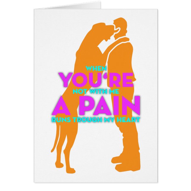 Schmerz Great DAne (Vorne)