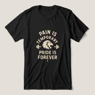 Schmerz ist vorübergehender Stolz ist ewig - Beweg Tri-Blend Shirt