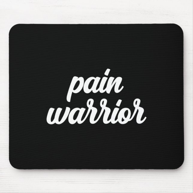 Schmerz Krieger Crps Bewusstsein Monat Rsd Chronis Mousepad (Vorne)