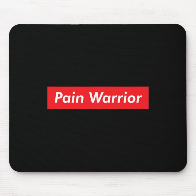 Schmerz Krieger Crps Bewusstsein Monat Rsd Chronis Mousepad (Vorne)