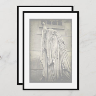 Schmerz-und Sorgen-Begräbnis- Einladung