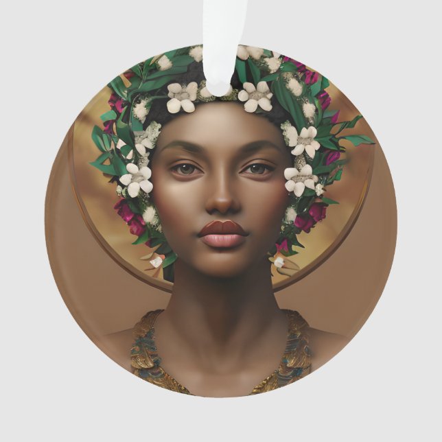 Schmerzen beim Power | Afrikanische Königin Ornament (Vorderseite)