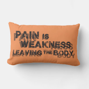 Schmerzen sind Schwäche, die den Körper Verlasse Lendenkissen