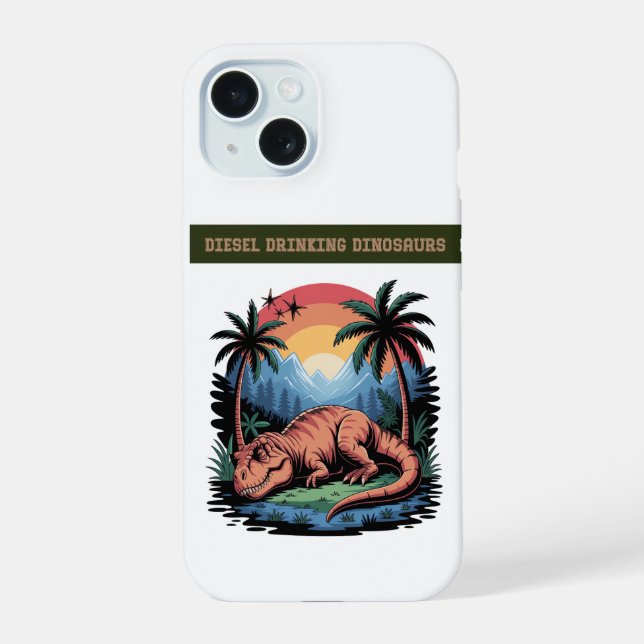 Schmerzender Kopf iPhone 15 Hülle (Rückseite)