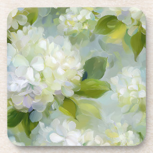 Schmerzhaftes Hydrangea-Muster Getränkeuntersetzer