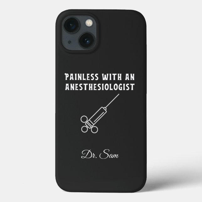 Schmerzlos mit einem Anästhesisten, Anästhesiologi Case-Mate iPhone Hülle (Rückseite)