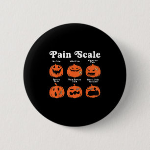 Schmerzskala Spooky Pumpkin Fall Halloween Trauma Button