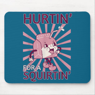 Schmerzt Nach Einem Spritzenden Lustigen Grafik-Er Mousepad