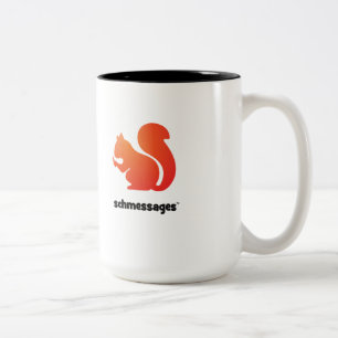 Schmessages Zweiton Kaffee-Tasse! Zweifarbige Tasse