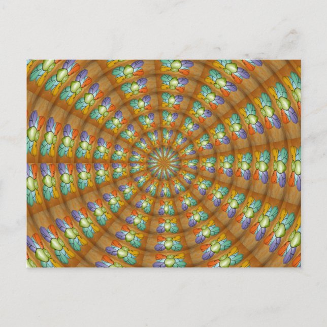 Schmetterling 1 Postkarte (Vorderseite)