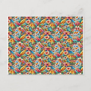 Schmetterling 1 Stereogramm Magic Eye - Ohne Umsch Postkarte