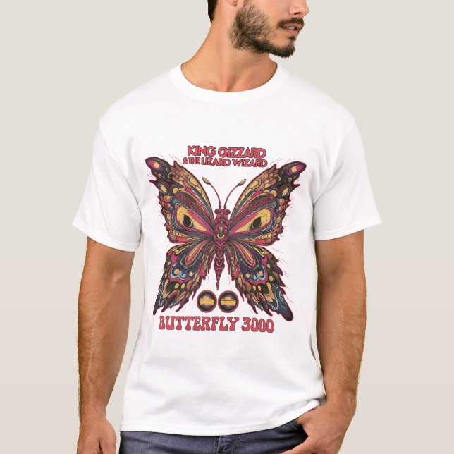 Schmetterling 3000 - King Gizzard T-Shirt (Vorderseite)