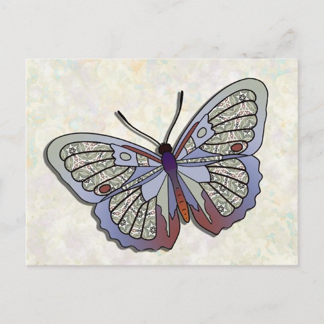 Schmetterling - 34 postkarte (Vorderseite)