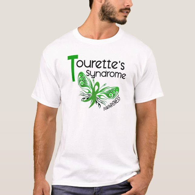 Schmetterling 3,1 Tourettes Syndrom T-Shirt (Vorderseite)