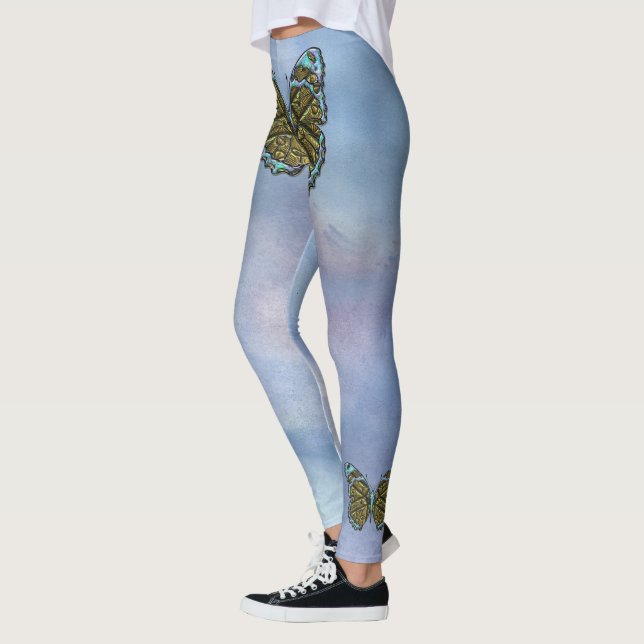 Schmetterling 3 Optionen Leggings (Links)