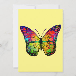 SCHMETTERLING ABSTRAKT FEIERTAGSKARTE