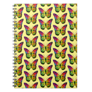 SCHMETTERLING ABSTRAKT NOTIZBLOCK