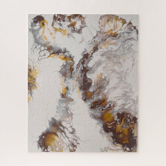 Schmetterling - abstrakte Acrylsäure Puzzle (Vertikal)