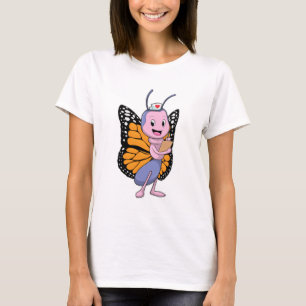Schmetterling als Krankenschwester T-Shirt