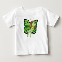 Schmetterling als Pilot mit Pilotenhut