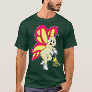 Schmetterling als Zauberer mit Zauberstab T-Shirt