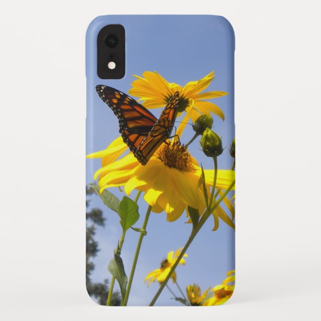 Schmetterling am Himmel Case-Mate iPhone Hülle (Rückseite)