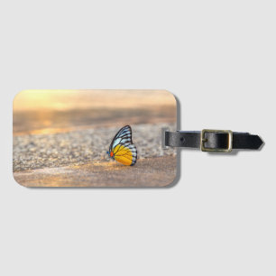Schmetterling am Strand Gepäckanhänger