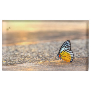 Schmetterling am Strand  Platzkartenhalter