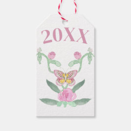 Schmetterling Anpassbarer Abschluss Geschenkanhänger