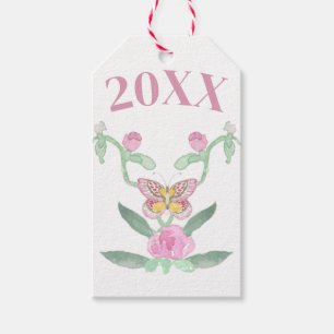 Schmetterling Anpassbarer Abschluss Geschenkanhänger