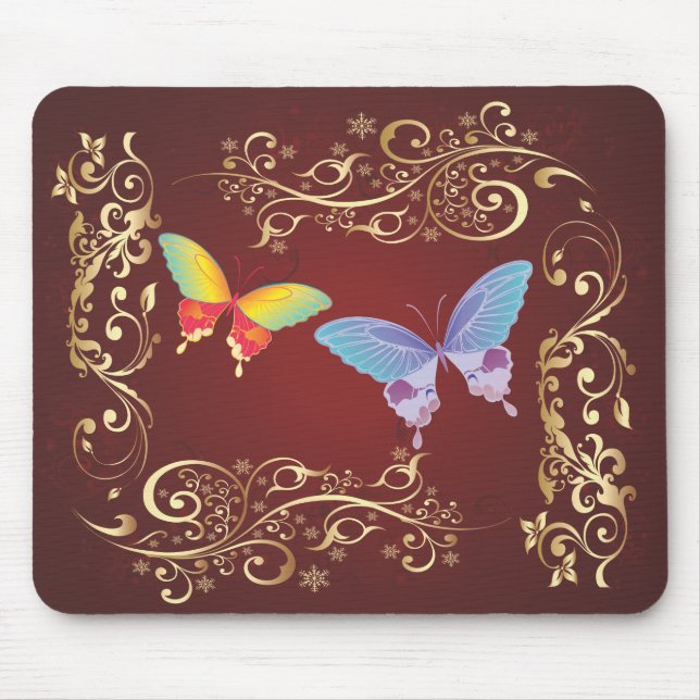 Schmetterling Art 1 Mousepad (Vorne)