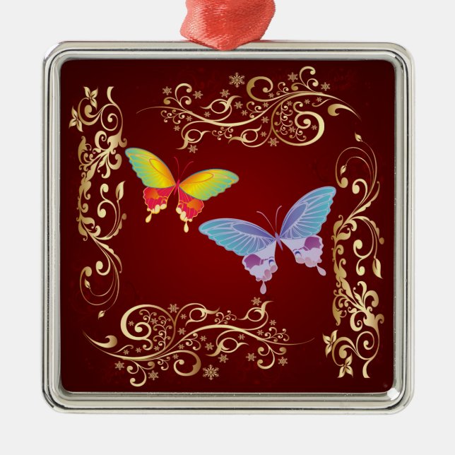 Schmetterling Art 1 Ornament (Vorne)