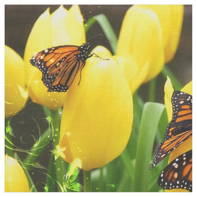 Schmetterling Art 22 Custom Fabric Stoff (Nahaufnahme)