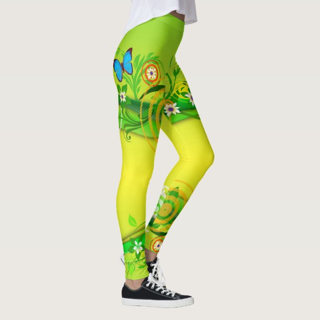 Schmetterling Art 42 Leggings (Rechts)