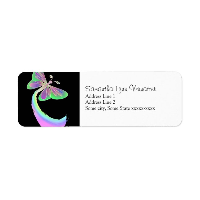 Schmetterling auf Black By: Mendi (Vorne)