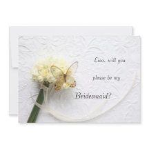 Schmetterling auf Blume Bouquet meine Brautmeister