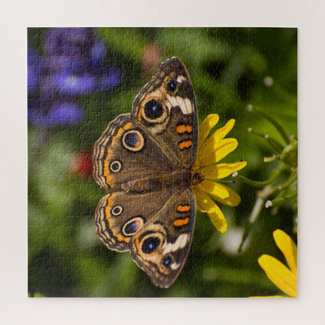 Schmetterling auf Blume Puzzle (Vertikal)
