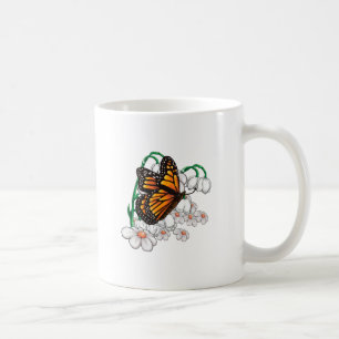 Schmetterling auf Blume Tasse