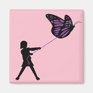 Schmetterling auf dem Leash Magnet