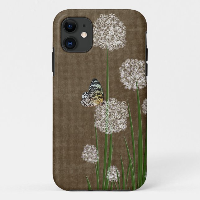 Schmetterling auf Flöhe Case-Mate iPhone Hülle (Rückseite)