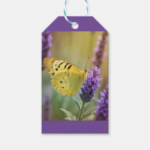 Schmetterling auf Lavendel Geschenkanhänger