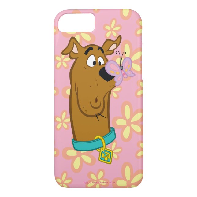 Schmetterling auf Scooby-Doos Nase Case-Mate iPhone Hülle (Rückseite)