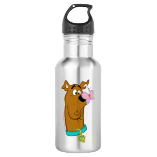 Schmetterling auf Scooby-Doos Nase Edelstahlflasche