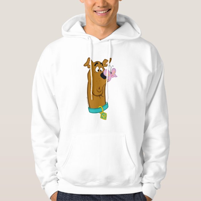 Schmetterling auf Scooby-Doos Nase Hoodie (Vorderseite)